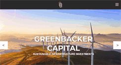 Desktop Screenshot of greenbackercapital.com